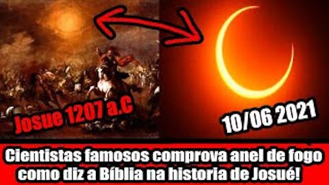Cientistas famosos comprova anel de fogo como diz a Bíblia na historia de Josué!