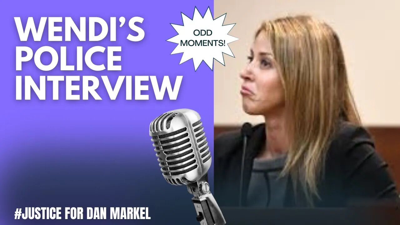 ENHANCED AUDIO VERSION | Dan Markel Case - Odd Moments from Wendi Adelson's 5+hr Police Interview