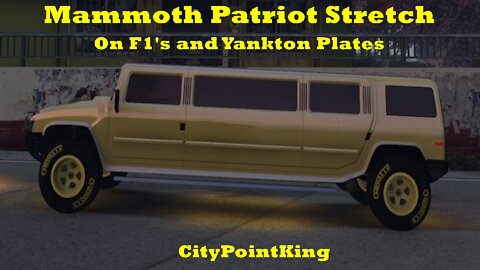 GTA V E&E XBoX S - Mammoth Patriot Stretch - on F1's with Yankton License Plates