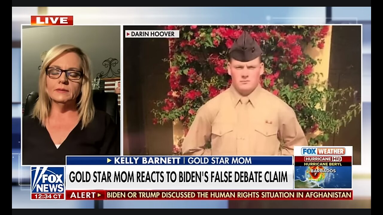 GOLD STAR MOM REACTS TO BIDEN'S FALSE DEBATE CLAIM