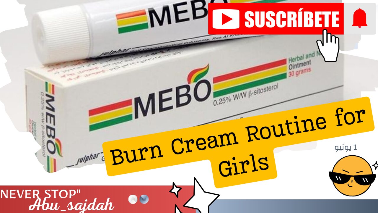 Burn Cream Routine for Girls