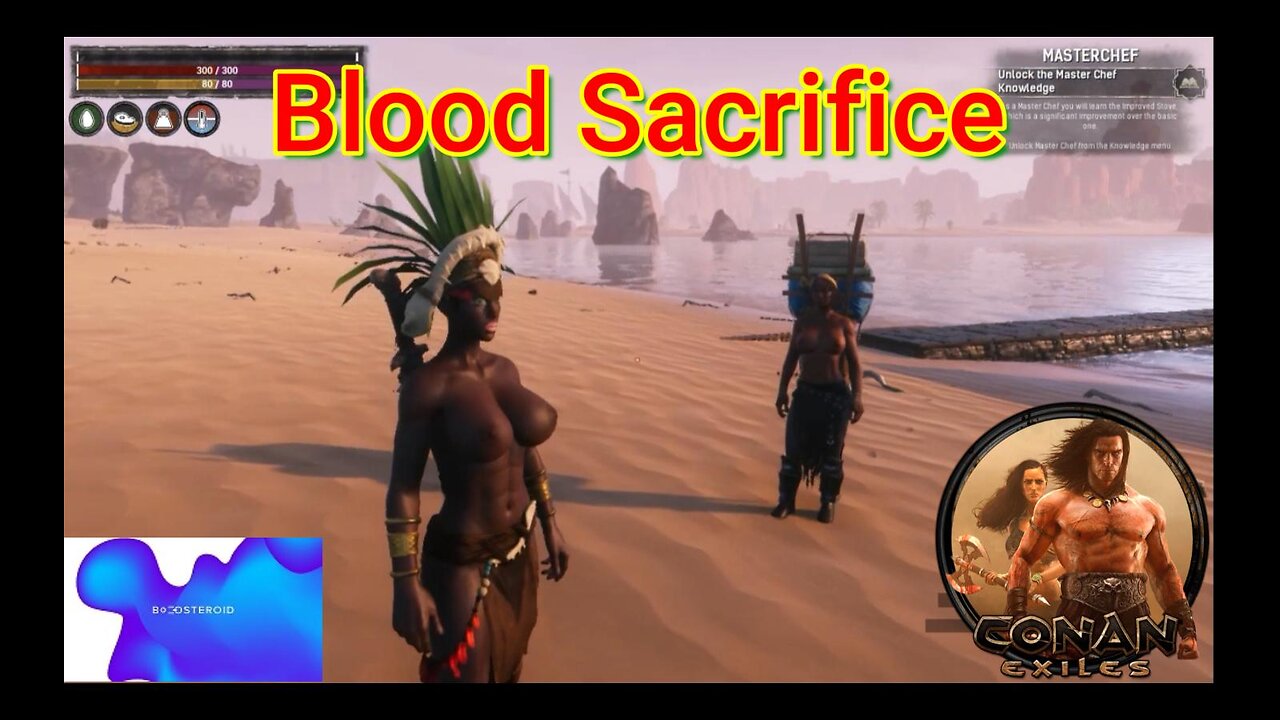 Conan Exiles beginners guide Blood Sacrifice Busty #Boosteroid #conanexiles