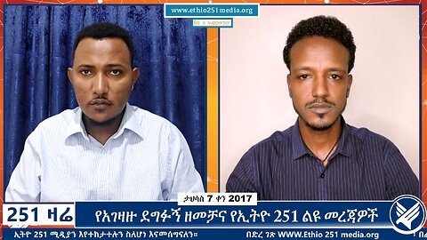 የአገዛዙ ደግፉኝ ዘመቻና የኢትዮ 251 ልዩ መረጃዎች | 16 December 2024 | 251 Zare | Ethio 251 Media