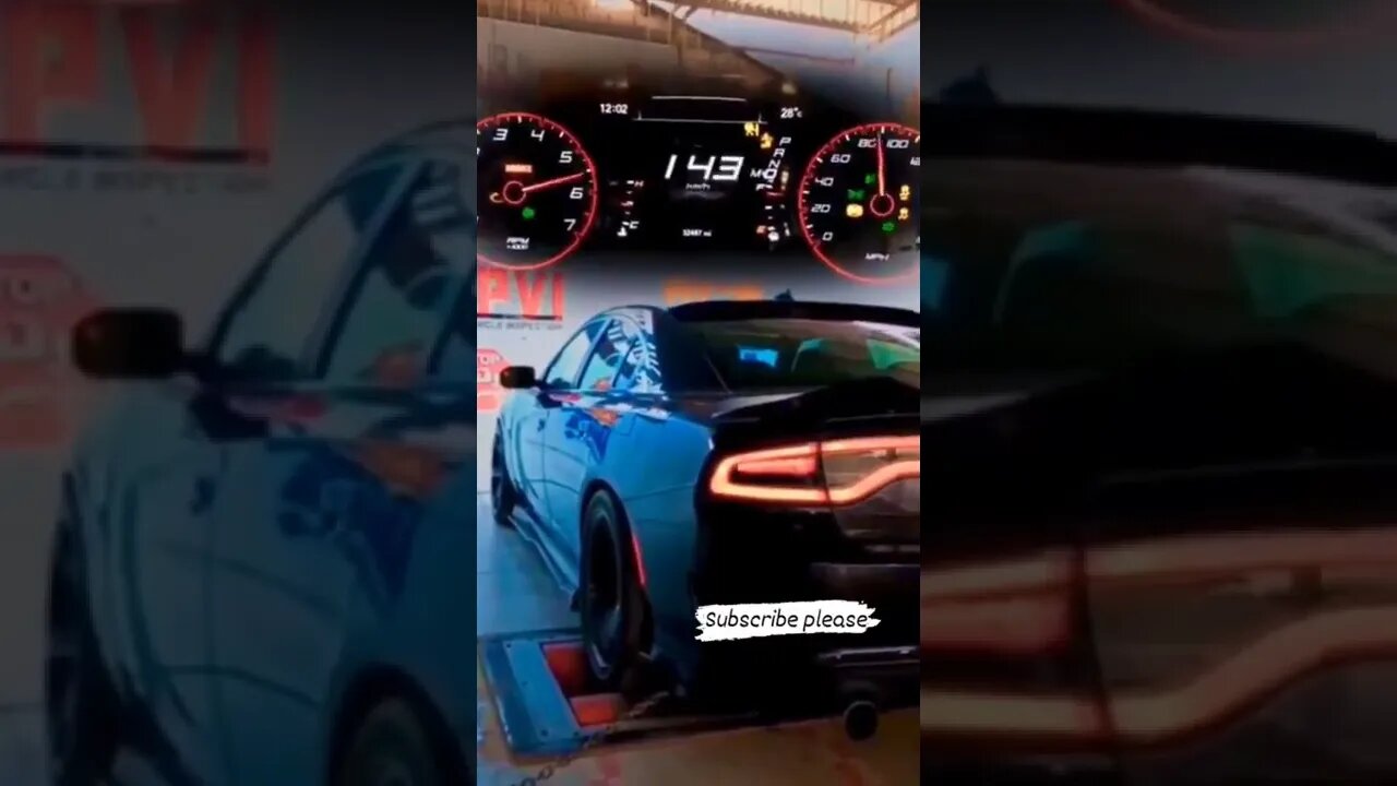 Dodge supercharged Dino testing 🤯 and top speed test🤯 #onepercent_clubb #shorts #dodge #supercharged