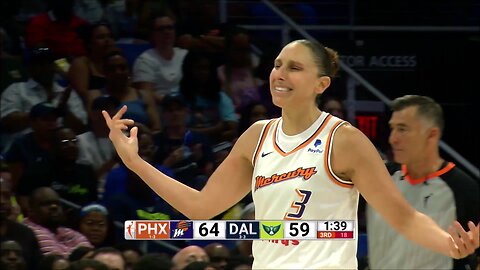 Taurasi SHOCKED Ref Calls Offensive Foul, Coach Challenges Call | Phoenix Mercury vs Dallas Wings