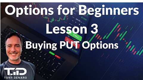 Put Options For Beginners - Options Lesson 3