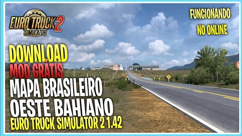 MAPA BRASILEIRO OESTE BAHIANO PARA EURO TRUCK SIMULATOR 2 1.42