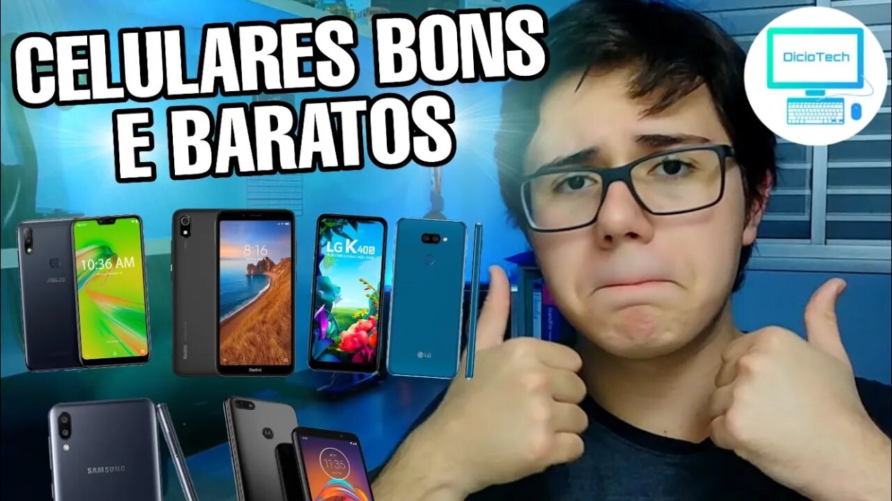 TOP 5 CELULARES ATÉ 650 REAIS! 2020 - Lista Tech #1