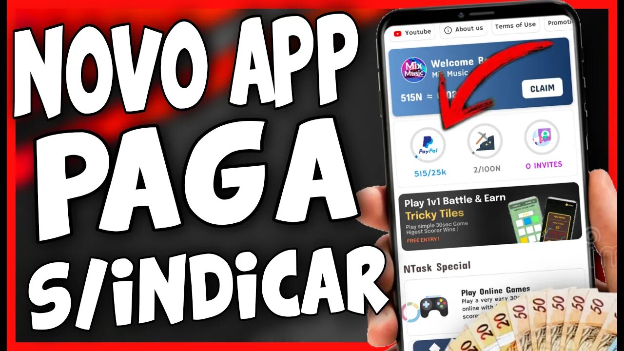 😱 PAGA MESMO - NOVO APP QUE PAGA NO AUTOMÁTICO | GANHE DINHEIRO JOGANDO