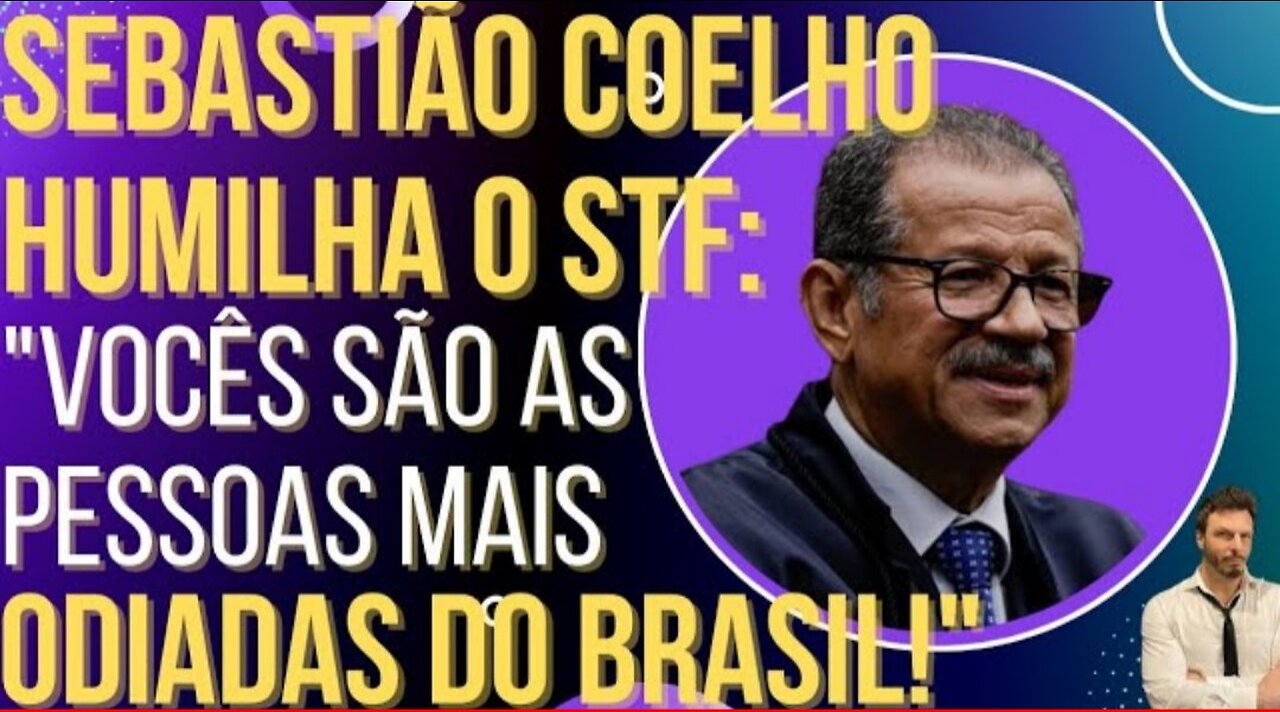 HISTORICAL MOMENT: Sebastião Coelho humiliates the STF and washes the souls of Brazilians!