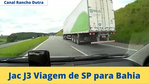 Jac J3 São Paulo a Bahia - Quantas horas gastei? tive problemas? Jac Valente