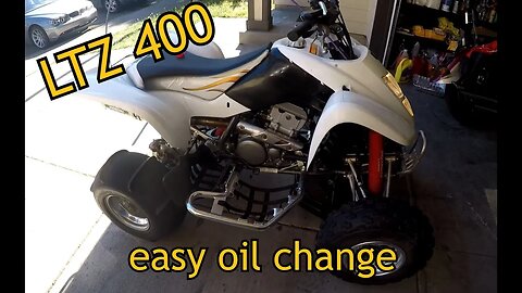 TUTORIAL: Suzuki LTZ 400 Oil Change DIY