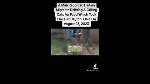 No Hoax, The Hatian Migrants Are Killing & Cooking Animals For Food