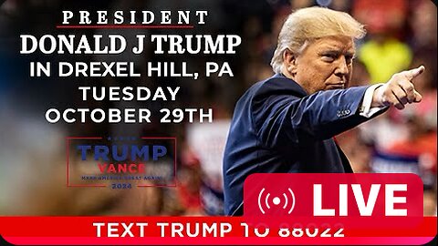 President Trump Speaks at Roundtable in Drexel Hill, PA - 10/29/24