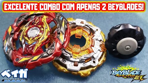 Testando 087 - WORLD SPRIGGAN .Dr 2B contra 3 combos - Beyblade Burst ベイブレードバースト