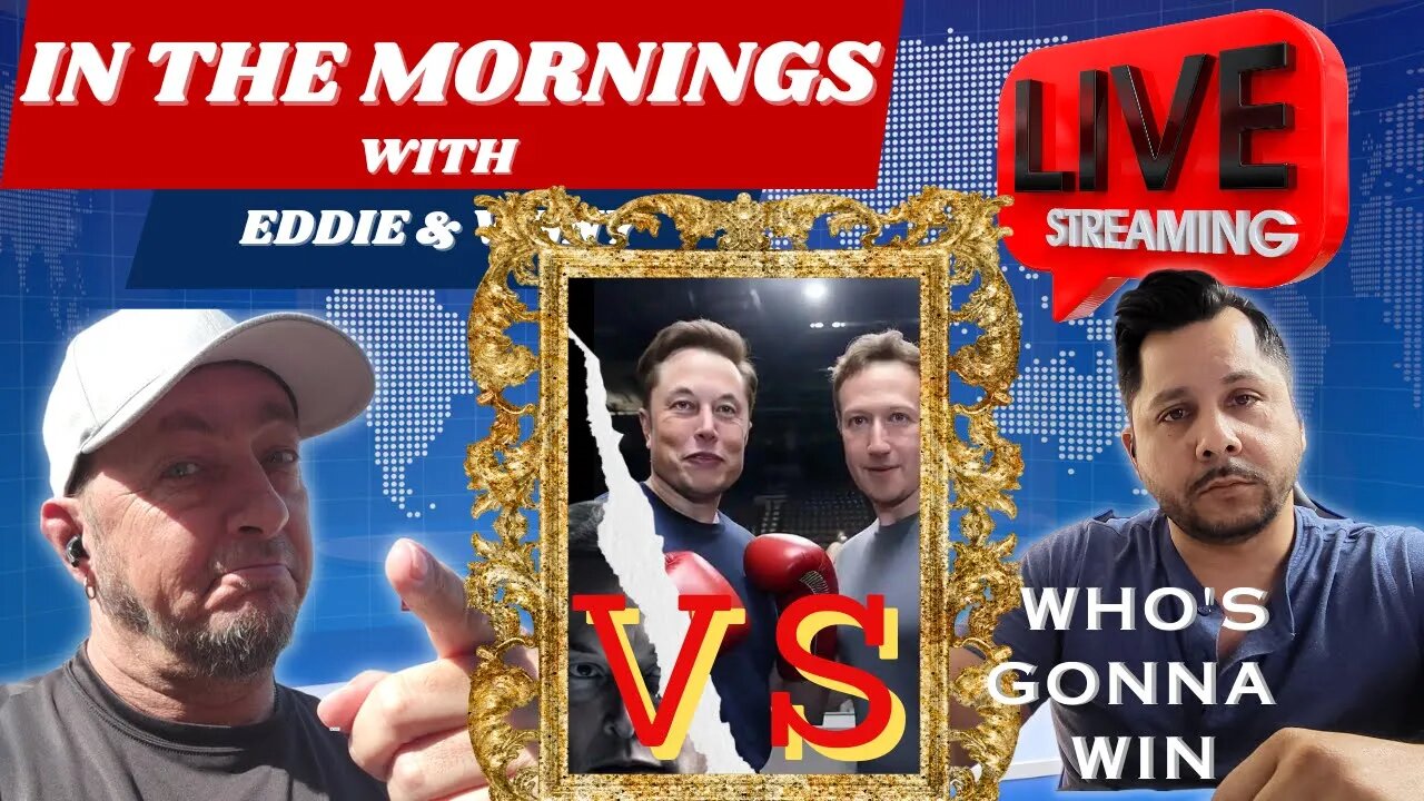 In The Mornings With Eddie and Vinny | Elon vs Zuckerburg boxing fight