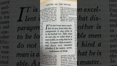“A master likes a master.” –Ralph Waldo Emerson on Goethe