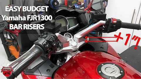 How To Install EASY BUDGET FJR1300 Handlebar Risers For More Back Comfort