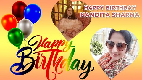 Happy Birthday, Nandita Sharma Ji!