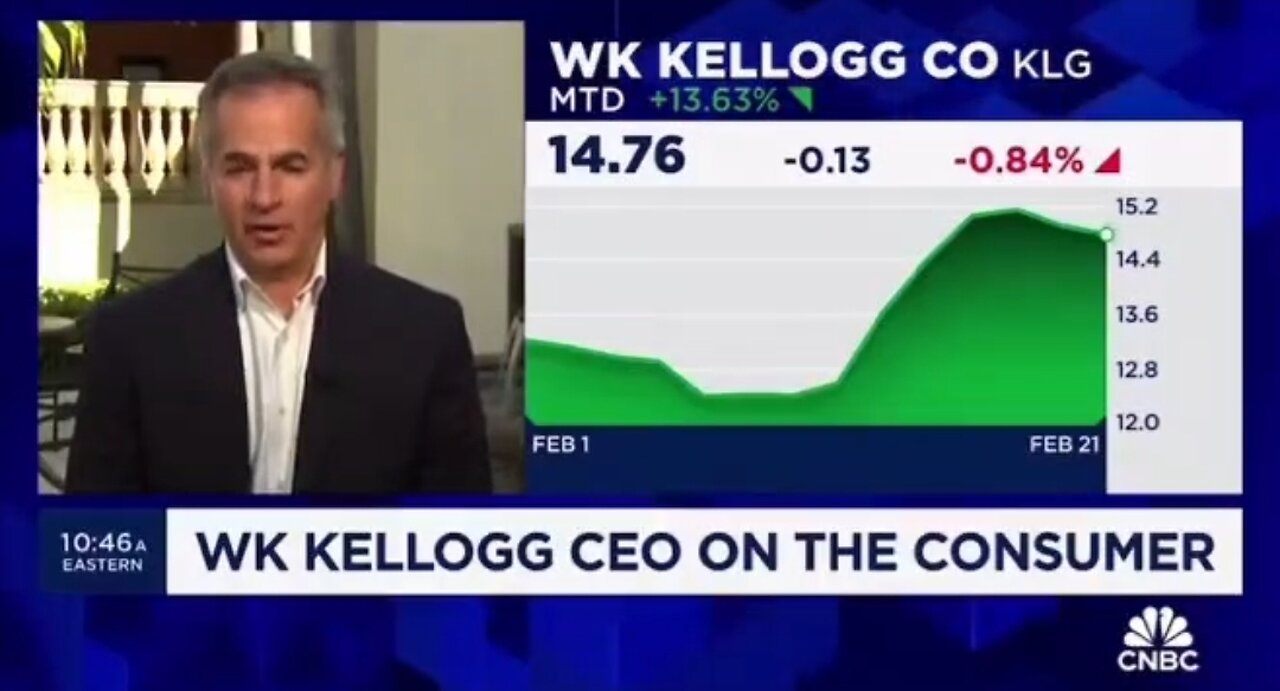 Struggling Under Bidenomics? Kellogg CEO Says Eat Cereal For Breakfast