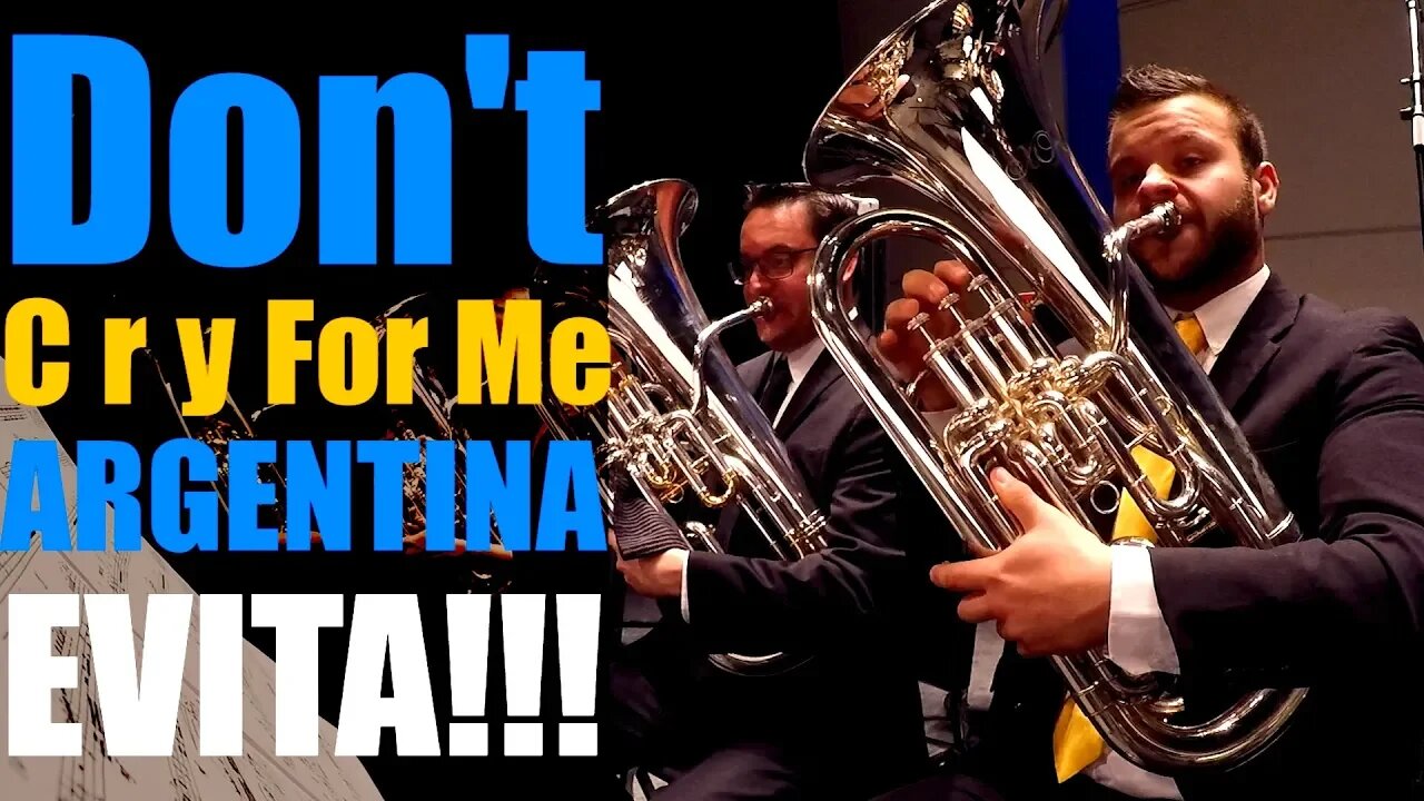 EVITA! All the BEST EUPHONIUM MOMENTS for Brass band and Vocals.