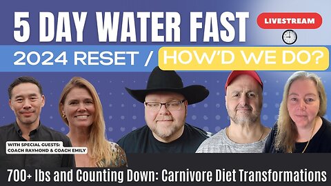 5 Day Water Fast: 2024 Reset Challenge / HOW'D WE DO??