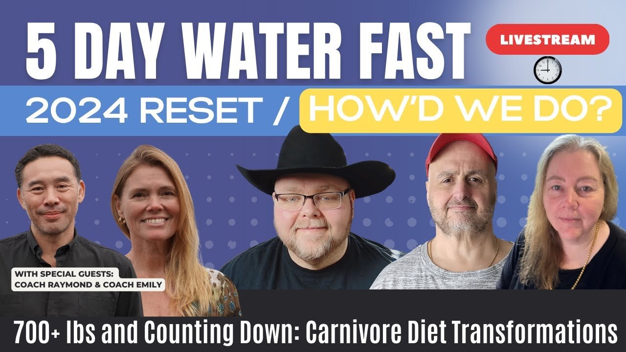 5 Day Water Fast: 2024 Reset Challenge / HOW'D WE DO??