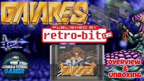 Retro-bit Releases "Gaiares" for Sega Genesis & Mega Drive