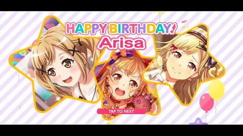 Niver da Arisa-chan em BD!GBP! e.e