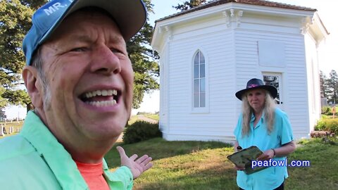 Cemetery Octagon Chapel, Avoca, Ia. Travel USA, Mr. Peacock & Friends, Hidden Treasures