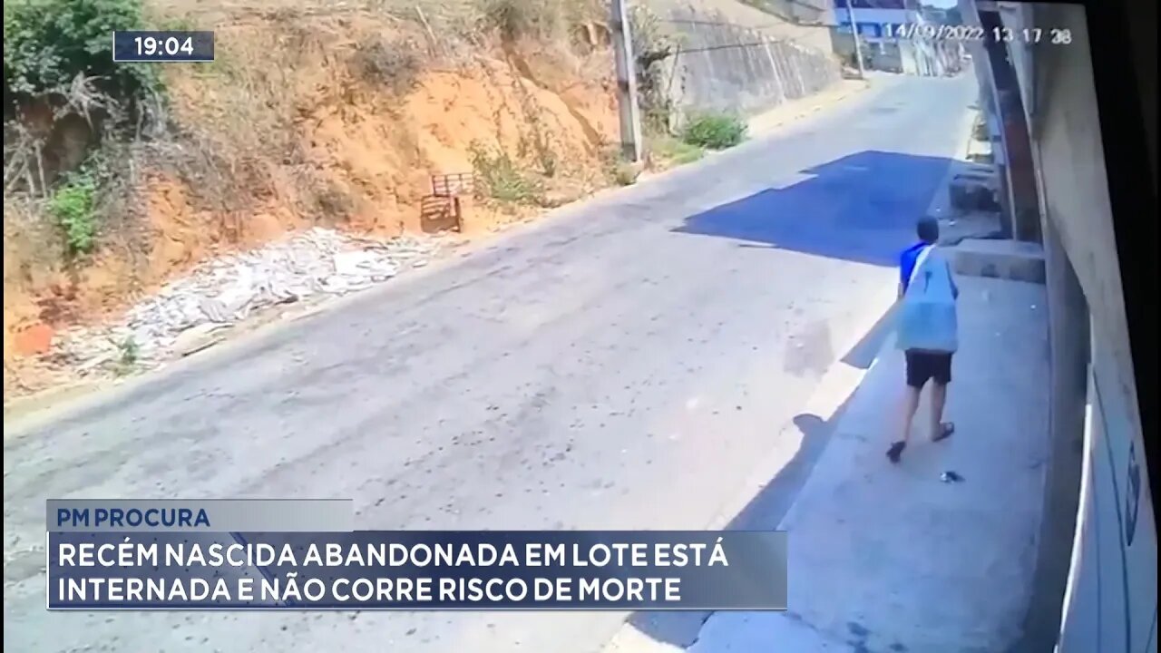 Caso em Ipatinga: Recém Nascida abandonada em lote está internada e não corre risco de morte.