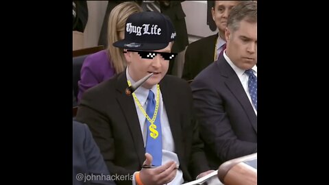 Peter Doocey: Badass White House Reporter Rawks!! 😎 #ThugLife