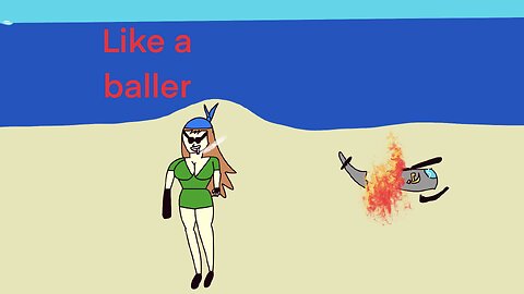 May aggressively shoots down enemy helicopter