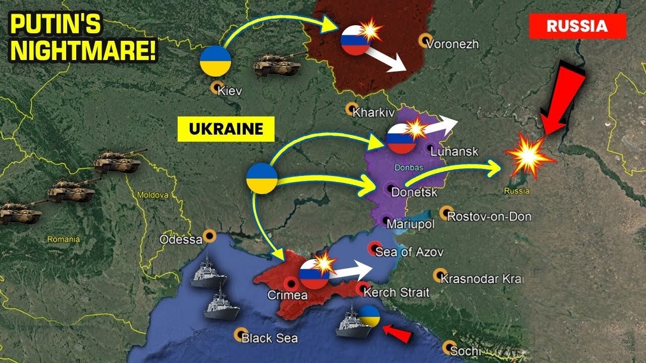 Russia's Bases Are On Fire: Night Operation From the Ukrainian Army!