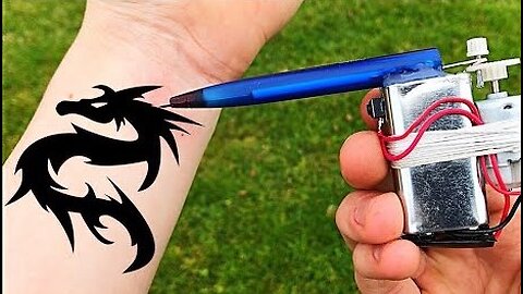 How To Make Simple Tattoo Machine At Home