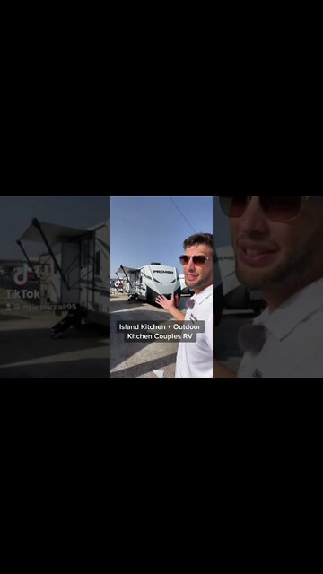 Island Kitchen AND Outdoor Kitchen RV! 2022 Keystone Premier 26RBPR #shorts #rv