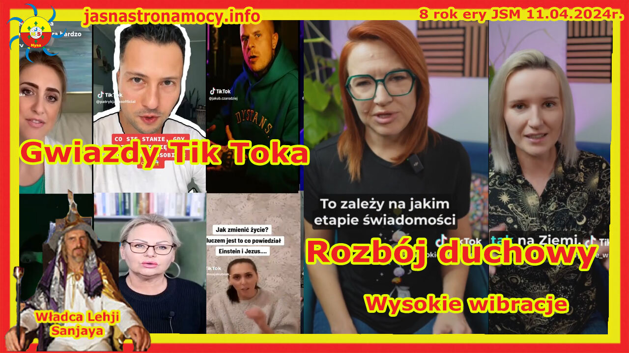 Gwiazdy Tik Toka Rozbój duchowy Wysokie wibracje