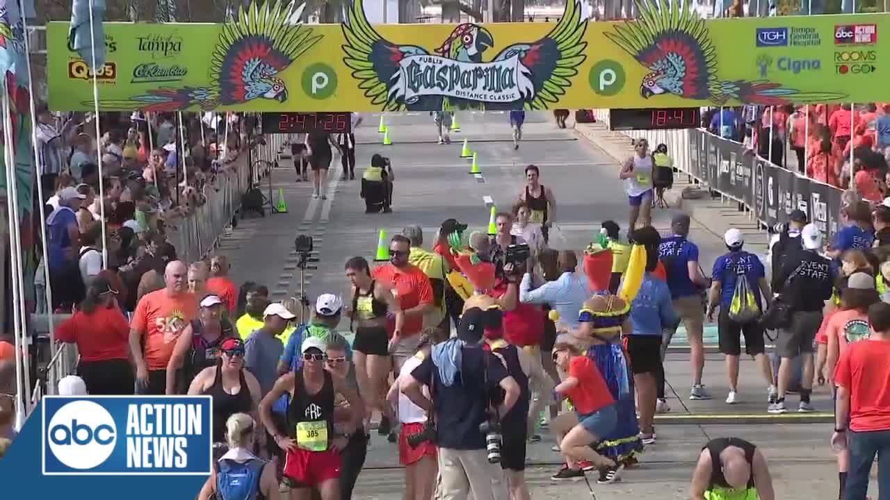 2:45 – 2:50 Saturday | Publix Gasparilla Distance Classic Finish Line