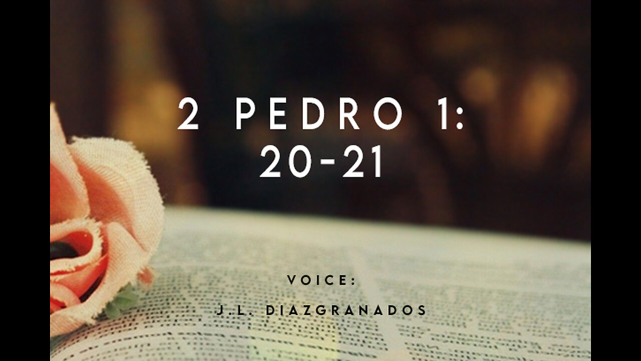 2 Pedro 1:20-21