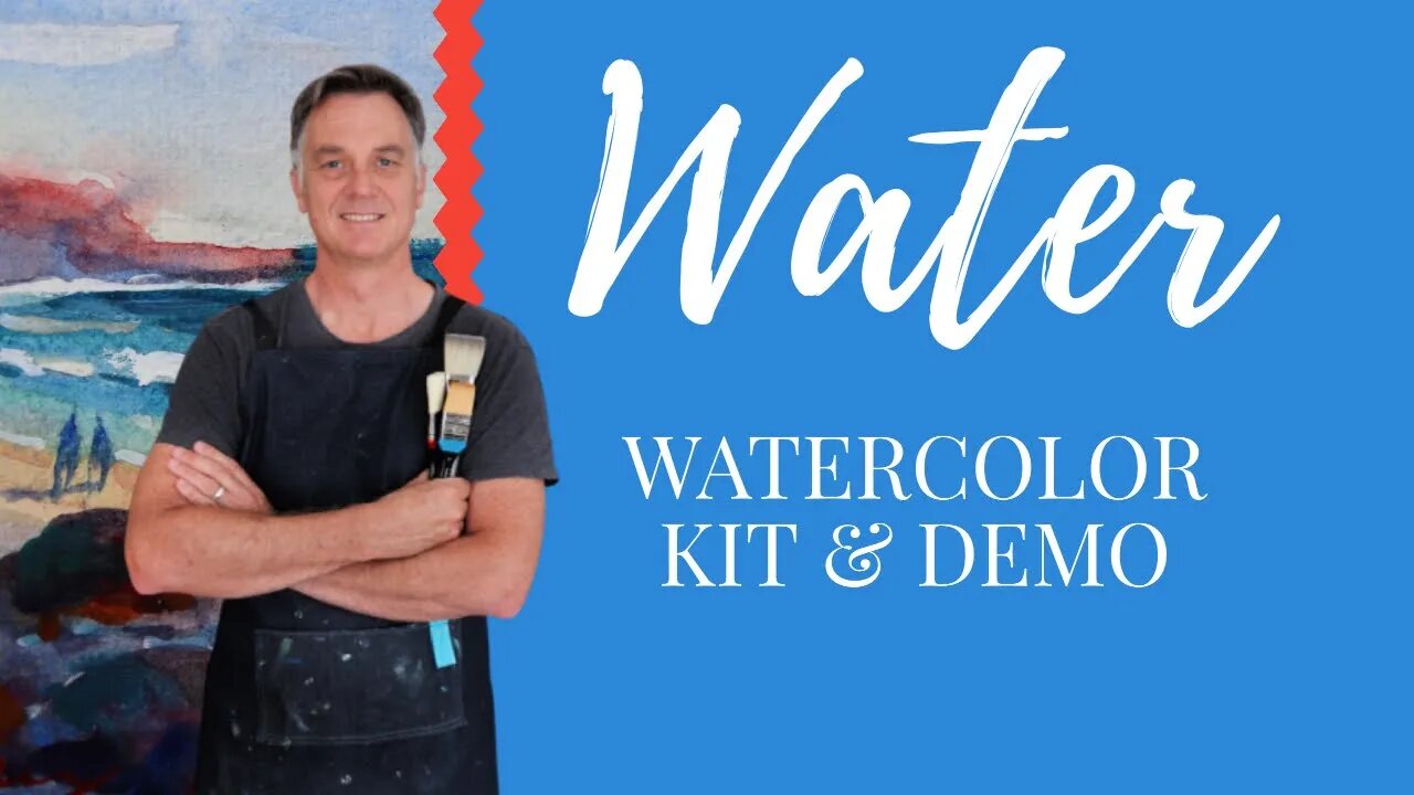 WATERCOLOR Basic Materials 🎨🌊 (Plus Painting Tutorial)