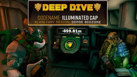 Illuminated Cap - Deep Dive - Trio - Deep Rock Galactic