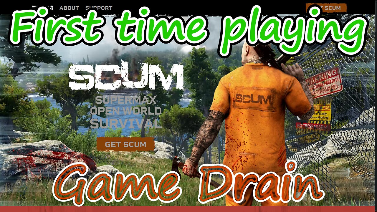 Second time playing SCUM - Survival game