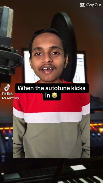 Funny meme video when the autotune kicks in 😭