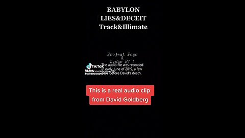 David Goldberg Audio Clip