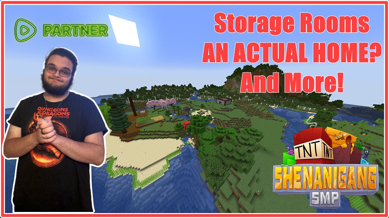 *FINALLY* MAKING A STORAGE SYSTEM ON SHENANIGANG SMP! #RumblePartner