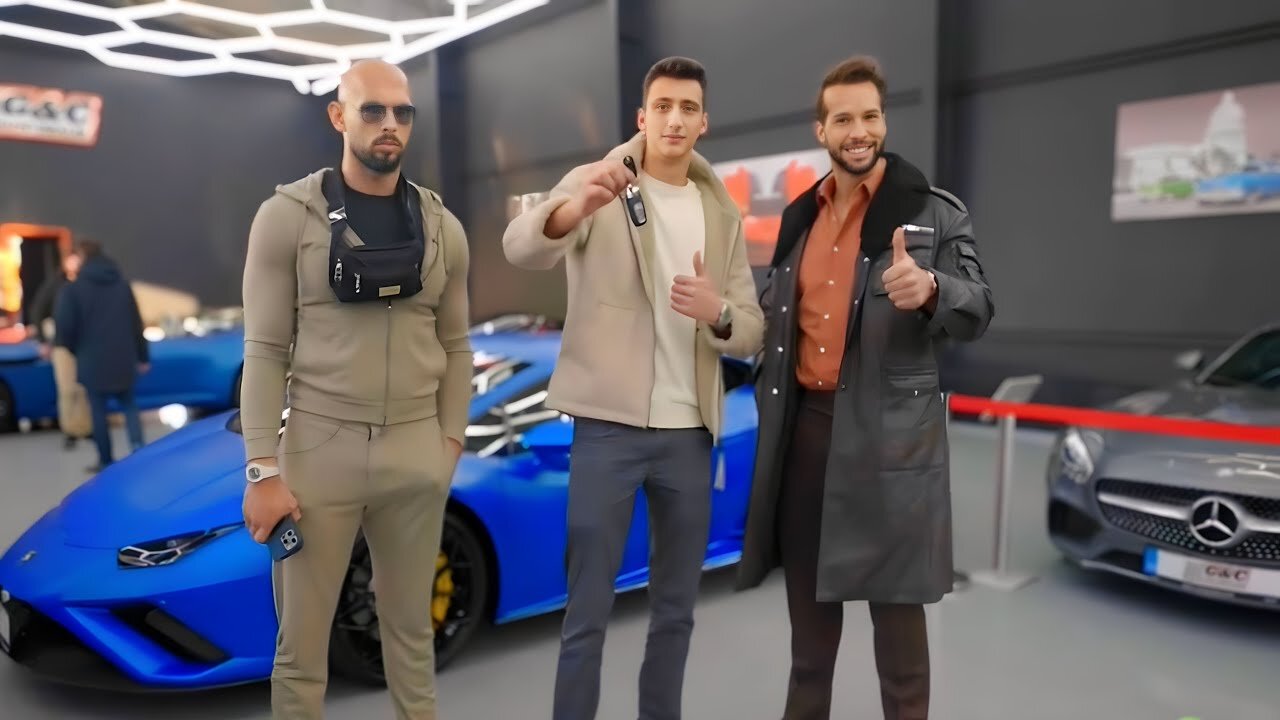 Andrew Tate BUYS Cousin $2.5M LAMBO for Christmas😍🔥