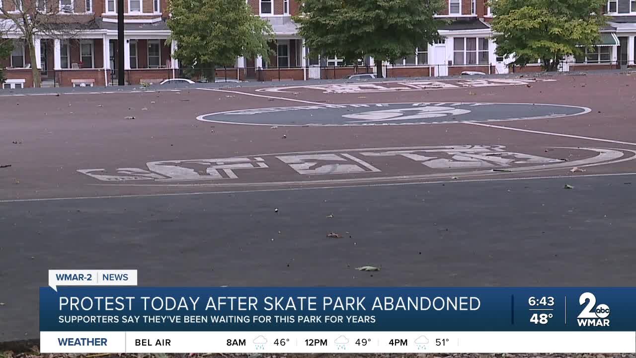 Protest are planned today after skate park is abandoned