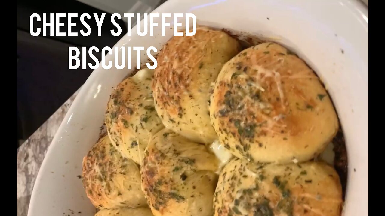 Cheesy Stuffed Biscuits