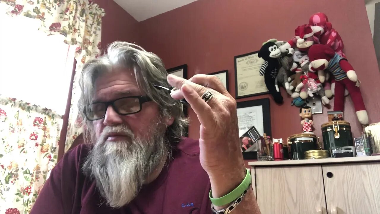 Kicking autumn evening to the curb