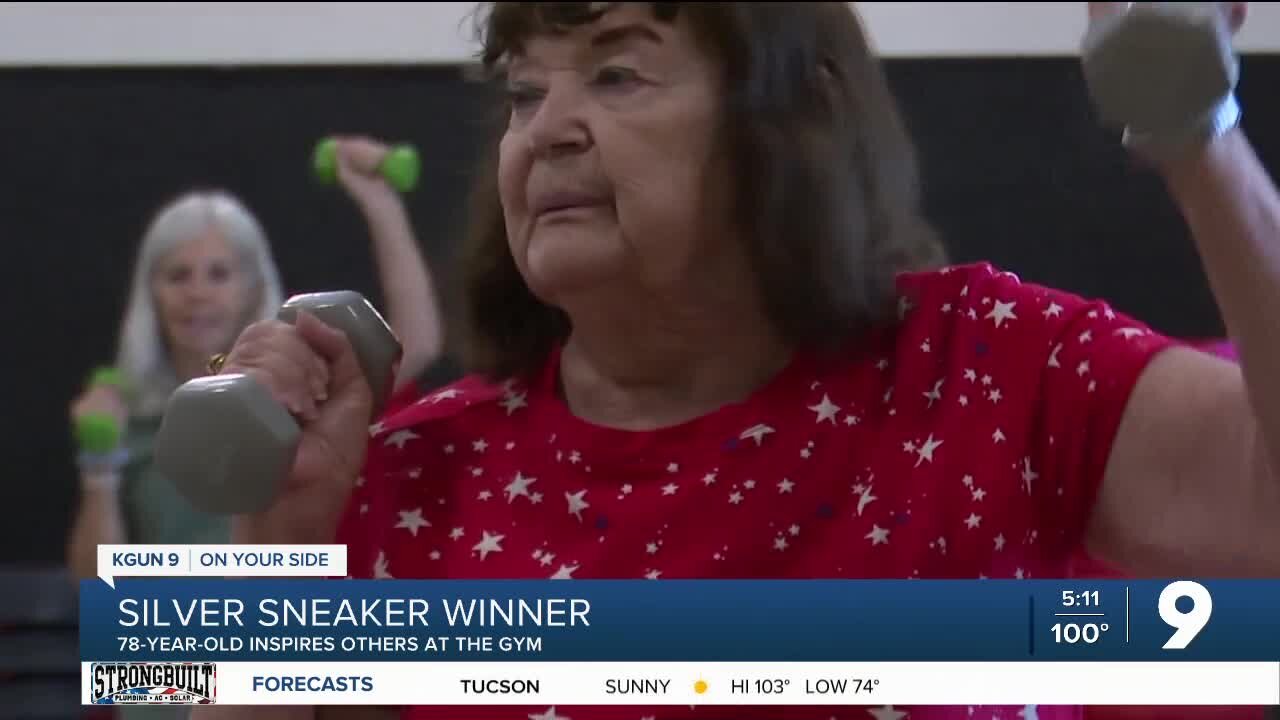 78-year-old woman wins award for encouraging elderly to workout